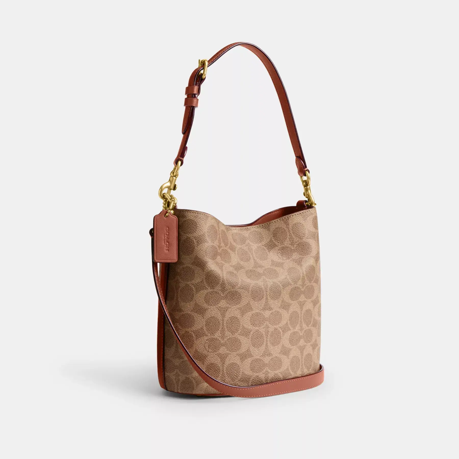 Willow Soft Bucket Bag 19 In Signature Canvas